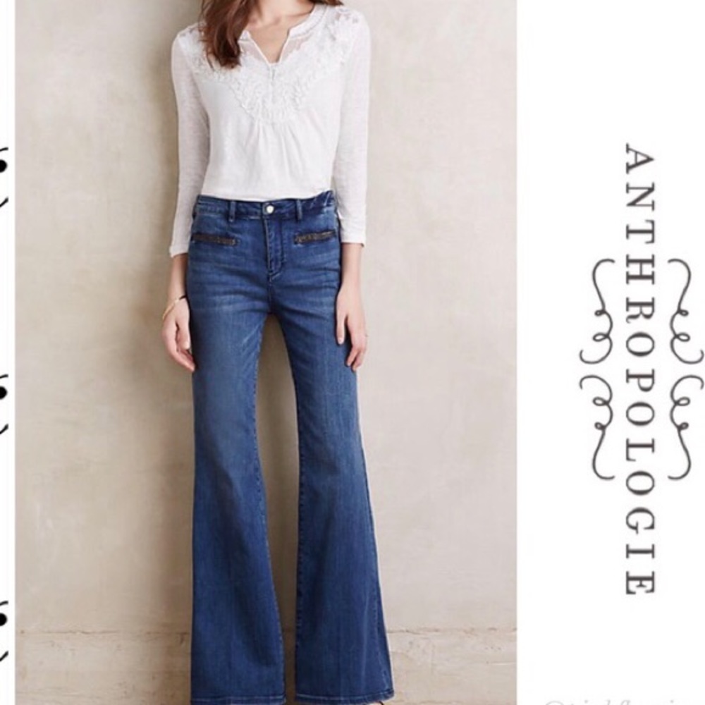 Pilcro and the letterpress wide leg flares